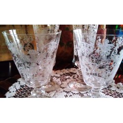 Florence Etched Wine Glass...