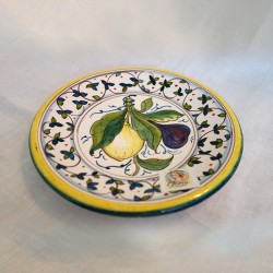GIFTED Salad Plate Lemon Plum
