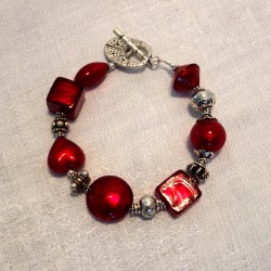 Murano Glass Venice Red and...